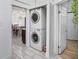 Convenient laundry room with stackable washer and dryer at 3105 W Spruce St, Tampa, FL 33607