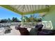 Overhead balcony with outdoor seating at 611 Destiny Dr # 410, Ruskin, FL 33570