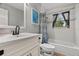 Bathroom with vanity, toilet and bathtub at 651 Southwest N Blvd, St Petersburg, FL 33703