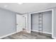 Second bedroom with a closet and access to a full bathroom at 7014 Ivanhoe Dr, Port Richey, FL 34668