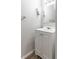 Simple bathroom with vanity and mirror at 7124 Waterside Dr # 7124, Tampa, FL 33617