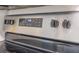 Stainless steel oven with digital controls at 7124 Waterside Dr # 7124, Tampa, FL 33617