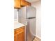 Stainless steel refrigerator in kitchen at 7124 Waterside Dr # 7124, Tampa, FL 33617