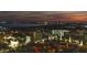 Nighttime aerial view of cityscape near waterfront at 777 N Ashley Dr # 2503, Tampa, FL 33602