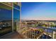 Breathtaking nighttime cityscape view from private balcony at 777 N Ashley Dr # 2503, Tampa, FL 33602