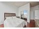 Bright bedroom with mirrored closet doors and city view at 777 N Ashley Dr # 2503, Tampa, FL 33602