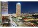 Night view of city skyline and streets at 777 N Ashley Dr # 2503, Tampa, FL 33602