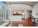 Modern kitchen with breakfast bar and city views at 777 N Ashley Dr # 2503, Tampa, FL 33602