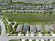 Aerial view showing home's location in a quiet community at 9608 Ivory Dr, Ruskin, FL 33573