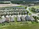 Aerial view of a residential neighborhood with houses and streets at 9608 Ivory Dr, Ruskin, FL 33573