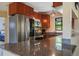 Updated kitchen with stainless steel appliances and granite countertops at 9665 2Nd N St, St Petersburg, FL 33702