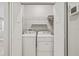 Convenient laundry room with washer and dryer included at 1012 River Heights Ave, Tampa, FL 33603