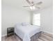 Bedroom with a queen-size bed and ceiling fan at 1024 Golden Shiner Ave, Ruskin, FL 33570