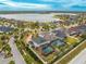 Aerial view of upscale lakefront homes at 11550 Lake Lucaya Dr, Riverview, FL 33579