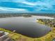 Aerial view of lake and surrounding houses at 11550 Lake Lucaya Dr, Riverview, FL 33579