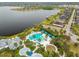 Resort-style community pool with a playground at 11550 Lake Lucaya Dr, Riverview, FL 33579