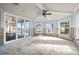 Bright sunroom with water views, currently under renovation at 17077 Dolphin Dr, North Redington Beach, FL 33708