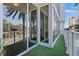 Private balcony overlooking city views, with artificial turf at 175 1St S St # 211, St Petersburg, FL 33701