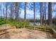 Wooden deck overlooking the lake at 18809 Chaville Rd, Lutz, FL 33558