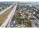 Aerial view showing home's location near highway and other buildings at 2204 E 12Th Ave, Tampa, FL 33605