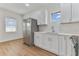 Modern kitchen with white cabinets and stainless steel appliances at 2204 E 12Th Ave, Tampa, FL 33605