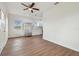 Open living room and kitchen with stainless steel appliances at 2204 E 12Th Ave, Tampa, FL 33605