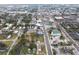 Wide aerial view of the neighborhood showing streets and homes at 2204 E 12Th Ave, Tampa, FL 33605