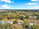 Aerial view of the property and surrounding neighborhood at 2606 S Wilder Loop, Plant City, FL 33565