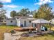 Backyard features a gazebo, patio, and boat at 2606 S Wilder Loop, Plant City, FL 33565