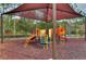 Shaded playground with climbing structures and slides at 30817 Prout Ct, Wesley Chapel, FL 33543