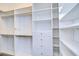 Large walk-in closet with ample shelving and hanging space at 30817 Prout Ct, Wesley Chapel, FL 33543