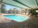 Enjoyable screened pool with patio area at 400 Country Club Dr, Oldsmar, FL 34677