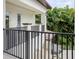 Private balcony overlooking lush greenery at 4818 W San Rafael St, Tampa, FL 33629