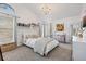 Cozy bedroom with window seating and built-in shelving at 5801 Leeland S St, St Petersburg, FL 33715