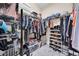 Well-organized closet with ample shelving and hanging space at 614 105Th N Ln, St Petersburg, FL 33716