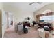 Bright home office with window, desk, and ceiling fan at 660 Geneva Pl, Tampa, FL 33606