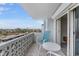 Relaxing balcony overlooking the bay at 7 Elgin Pl # 512, Dunedin, FL 34698