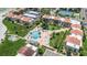 Complex with pool, tennis court, and lush landscaping at 868 Bayway Blvd # 312, Clearwater Beach, FL 33767