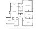 Condo floor plan featuring two bedrooms, two baths, and open living area at 1 Windrush Blvd # 100, Indian Rocks Beach, FL 33785