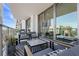 Private balcony overlooking the city skyline at 100 1St N Ave # 503, St Petersburg, FL 33701