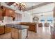 Spacious kitchen with granite countertops and an island at 1097 Eden Isle Ne Dr, St Petersburg, FL 33704