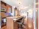 Modern kitchen with granite countertops and stainless steel appliances at 111 N 12Th St # 1615, Tampa, FL 33602