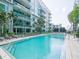 Inviting pool with lounge chairs at 111 N 12Th St # 1615, Tampa, FL 33602