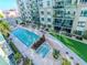 Resort-style pool and spa at 111 N 12Th St # 1615, Tampa, FL 33602