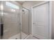 Bathroom with shower, tile flooring and modern vanity at 13305 Waterleaf Garden Cir, Riverview, FL 33579