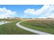 Walking path with scenic views of conservation area at 2070 Hallier Cv, Wesley Chapel, FL 33543