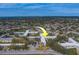 Aerial view of a condo building, showing surrounding area at 2363 Israeli Dr # 61, Clearwater, FL 33763