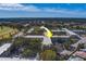 Aerial view of a condo building, showing surrounding area at 2363 Israeli Dr # 61, Clearwater, FL 33763