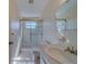 Clean bathroom with shower/tub combo and vanity at 2363 Israeli Dr # 61, Clearwater, FL 33763