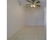 Empty dining room with tile floors and ceiling fan at 2363 Israeli Dr # 61, Clearwater, FL 33763